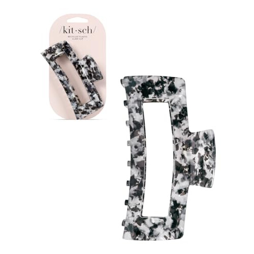 Kitsch, Recycelter Kunststoff-Greifclip, Schwarz, 1 Clip