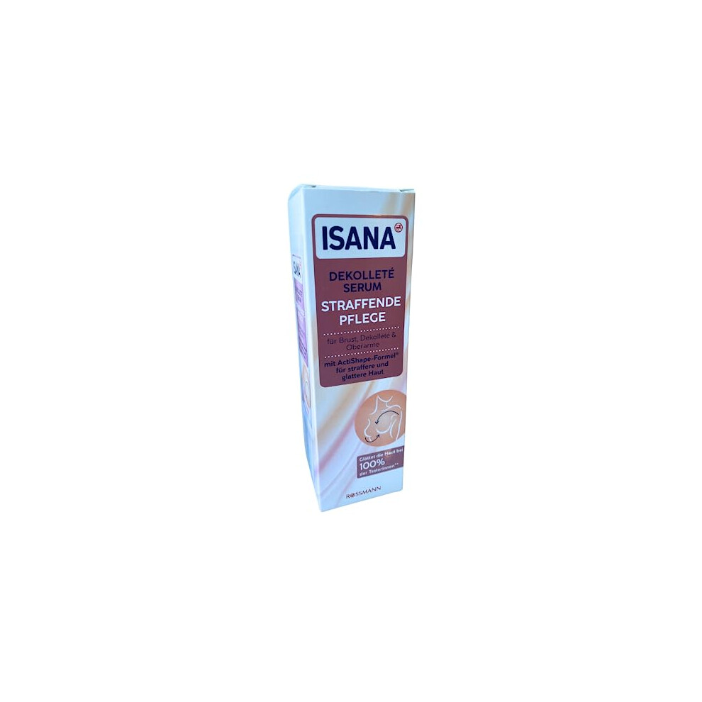 Isana Smoothing Cleavage Serum - For Chest, Dã©Colletã© And Upper Arms - Firming Care - For Firmer And Smoother Skin