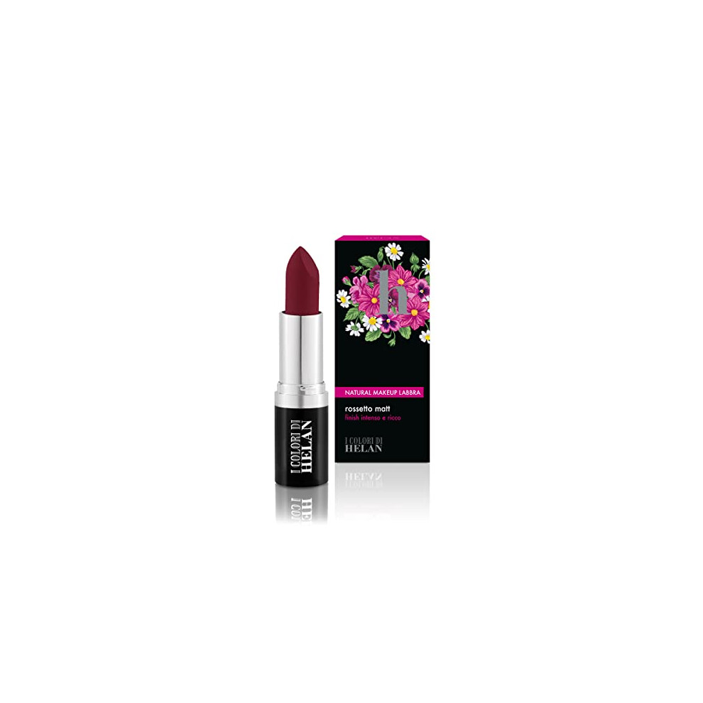 Helan Purple I Colori - Matte Lipstick For Your Makeup With Softening & Elasticising Properties - Long Lasting Plum Lipstick, Creamy & Smooth Texture, Vegan, Gifts