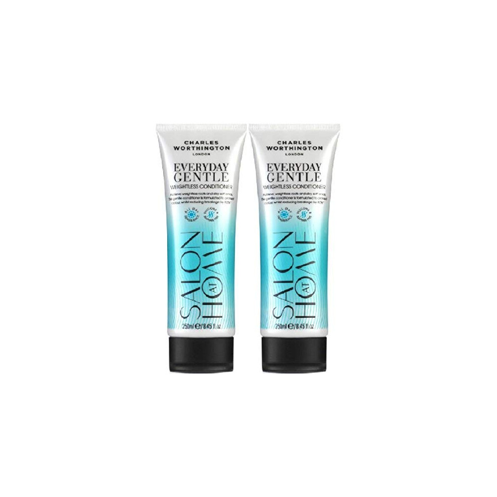 Charles Worthington Everyday Gentle (2 Pack) Weightless Conditioner Colour & Hair Breakage Protection X 250Ml