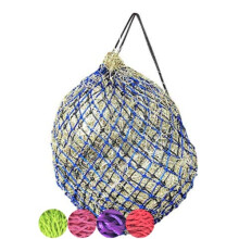 Double Hay Net For Horses - Net Bag With Extra Strong Mesh Holes For Greedy Horses. Horse Accessories Haynet For Haylage, Horse Treats & Soak Hay Bale