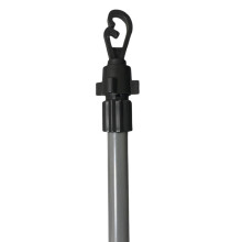 DBL MAX Extendable Line Clothes Prop 2.2 Metre Grey and Black