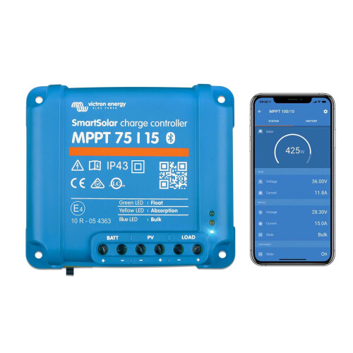 Lowenergie 150w Mono Solar Panel Kit Battery Charging MPPT Controller Z-Brackets with Mounting Brackets and Cables 1