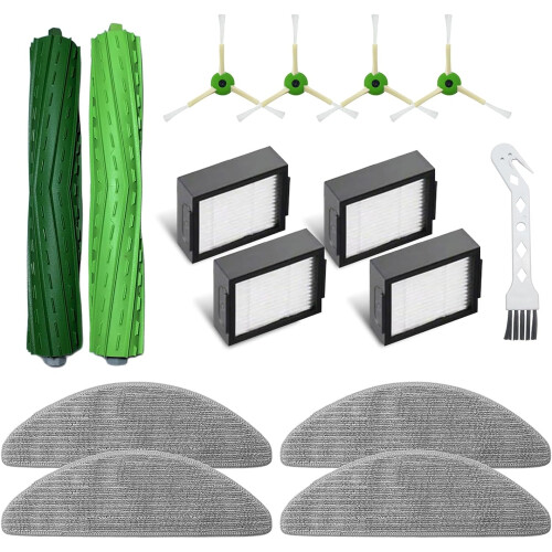 DianSung 6 Pezzi Panni Di Ricambio Per IRobot Roomba Combo I8 / I8+/ I5 / I5+ / J5 / J5+ Robot Aspirapolvere Accessori, Panni Lavabili Riutilizzabili In Microfibra
