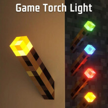 DetskÃ noÄnÃ svetlo Minecraft Torch 4 farby VariabilnÃ