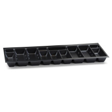 (422mm L x 912mm W ) Black Cutlery Tray Kitchen Drawer Blum Tandembox