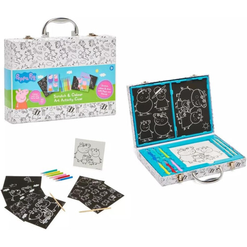Peppa Pig Peppa Pig Scratch, Draw &amp; Farbe Kunst Aktivität Fall 1