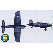 TRU06209 - Trumpeter 1:350 - Vought F4U Corsair (6 pcs)