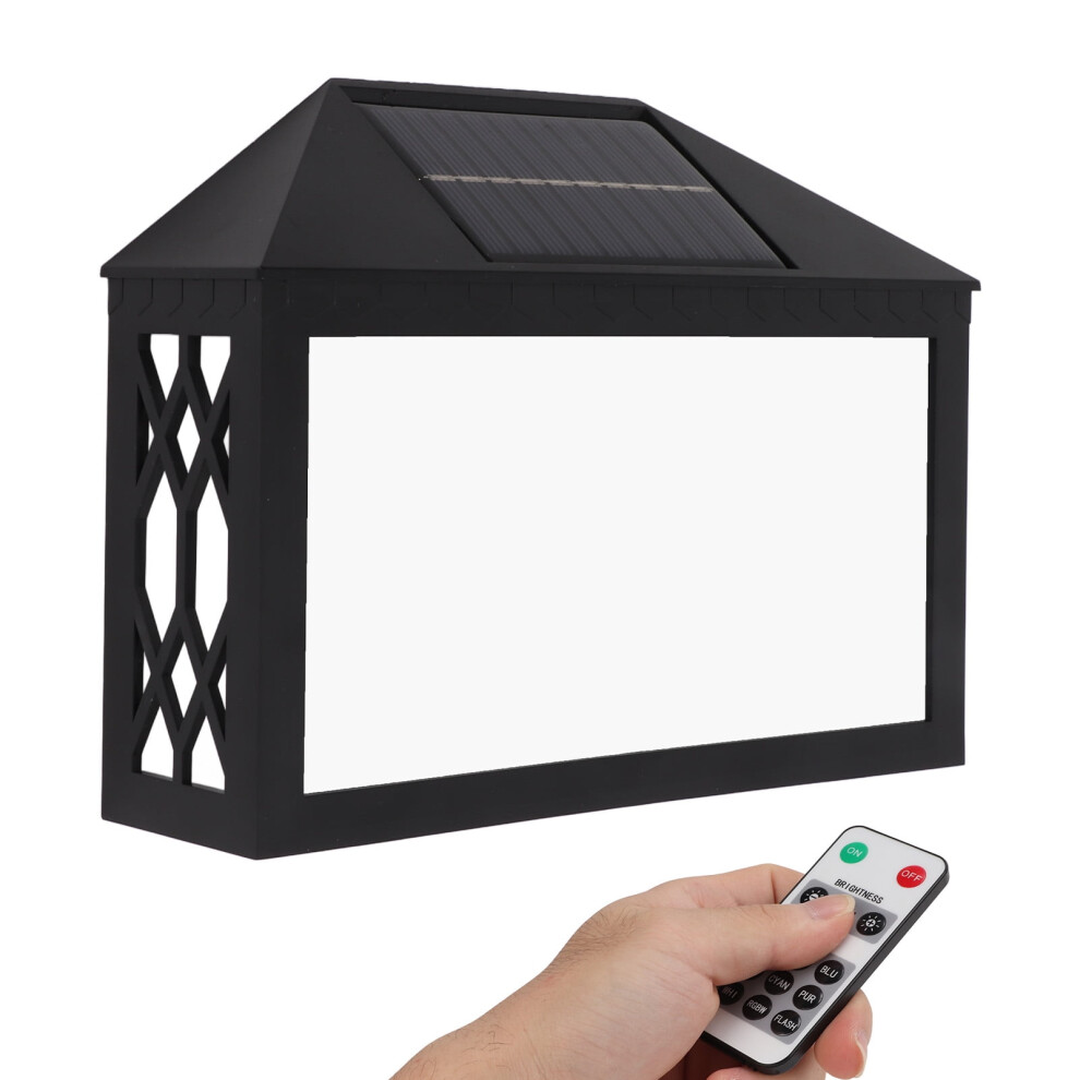Colorful Solar LED Address Sign Waterproof House Number Plaque Light with Remote Control,LED Address Sign