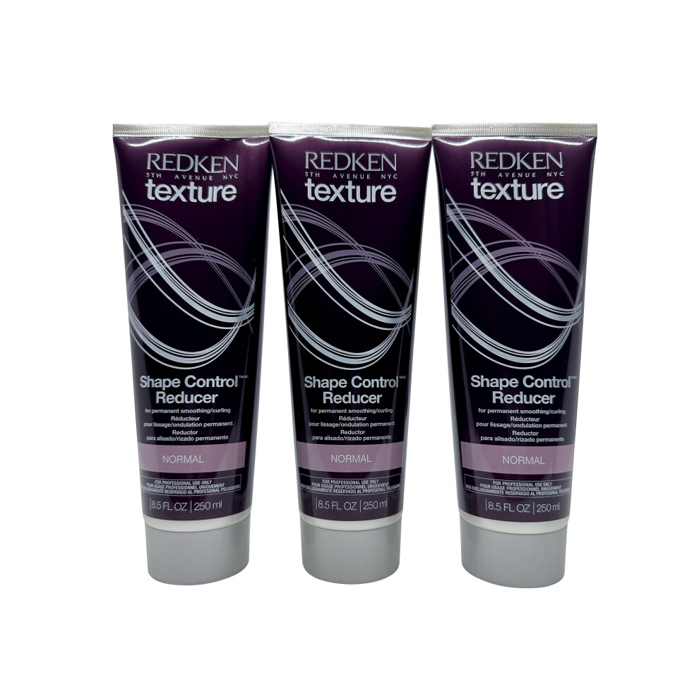 Redken Texture Shape Control Reducer Normal Hair 8.5 OZ Set of 3