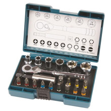 B-54081 21 Piece Screw Bit and Ratchet Set