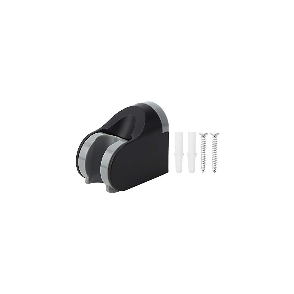 Abs Matte Black Shower Stand Shower Head Holder Hand Spray Adjustable Movable Bracket Home Bathroom Accessories Adjustable Hand-Held Shower Head 8407376066616