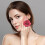 10 Pcs Flower Hair Pins Wedding Rose Hair Pins Hawaiian Flower Pins Wedding Party Decoration Supplies Bridal Headpieces Flower Pins for Women 6