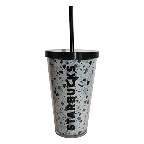 Starbucks Cold Cup Mosaic Edition Reusable Cold Drinks Mug, Red