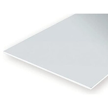 9005 Lot de 3 feuilles de polystyrène transparent 150 x 300 x 0,13 mm