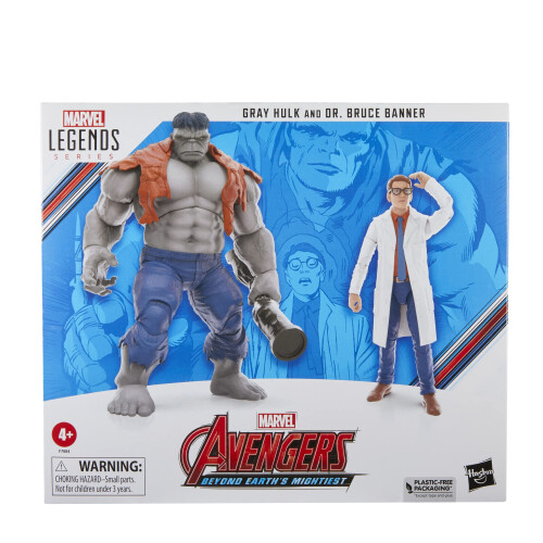 Marvel S  rie Hasbro Legends Gray Hulk e Dr. Bruce Banner, Vingadores 60   Anivers  rio Colecion  vel 6 polegadas Figuras 1