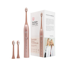 Sonic Toothbrush | Gentle & Effective Electric Toothbrush | 2-Minute Self Timer | Long Lasting Battery | 3 Speed Settings | Up to 48000 Reps/Min (Rose