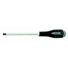 BE-8703 "Ergo" Screwdriver for Hexagonal Head Screws Ball Ended, Multi-Colour, 222 mm