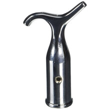 BH05852 Fanlight Skylight Window Catch Pole Hook - Polished Chrome