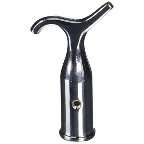 BH05852 Fanlight Skylight Window Catch Pole Hook - Polished Chrome