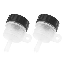 2PCS Motorcycle Rear Brake Master Cylinder Oil Cup Compatible with SRX600 1986 Foot Rear Fluid Bottle Oil Reservoir Motorbike Accessories