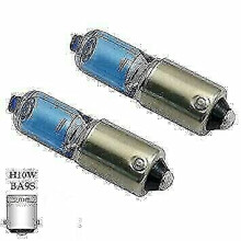 2x Xenon Blue Parking Side Light Bulbs 'E' Approved E4 434 (H6W) 12v BAX9s