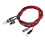 2PCS ATX PC Computer Motherboard Switch On Off Reset Power Cable Case Power Supply Reset Switch Cable Desktop Computer Host Switch Cable Power Button 4