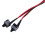 2PCS ATX PC Computer Motherboard Switch On Off Reset Power Cable Case Power Supply Reset Switch Cable Desktop Computer Host Switch Cable Power Button 2