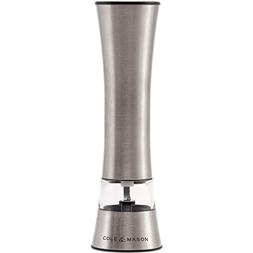Cole & Mason Burford Classic Electronic Mill, Steel, 180mm