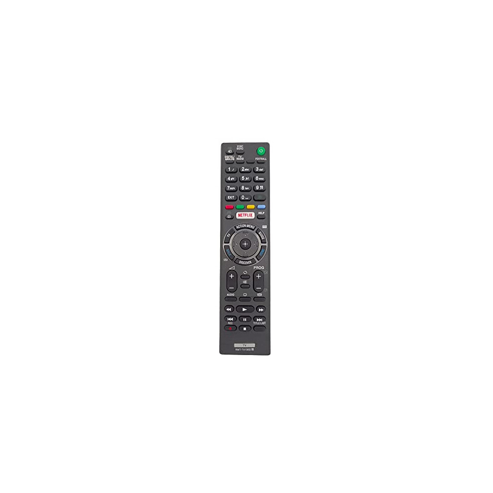 Replacement Rmt-Tx100d Sony Tv Remote Control For Sony Bravia Led Lcd Smart Tv Rmt-Tx101j Rmt-Tx102d Rmt-Tx102u With Netflix 768492747277