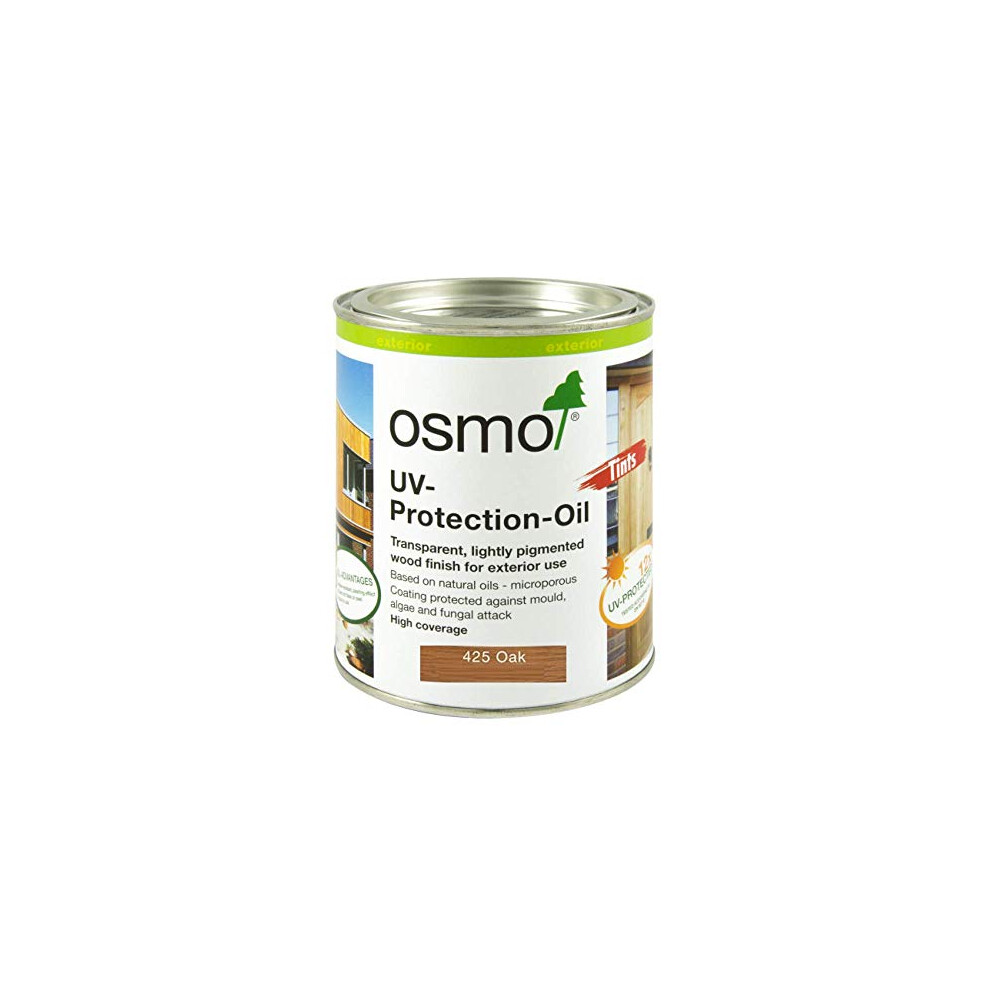 425C 0.75 Litre UV Protection Oil with Active Ingredients - Oak