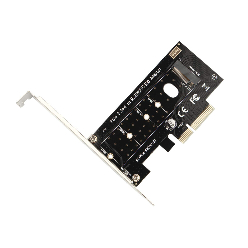 M.2 To Pcie Adapter Nvme Ssd To Pci-E 3.0 X4 Host Controller Expansion Card, Support M-Key Solid State Drive Type 2280 2260 2242 2230 Converter To 786592053289