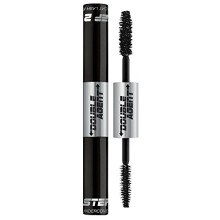 Palladio, Doppelagent Mascara, Tiefschwarz, je 0,19 fl oz (5,5 ml)