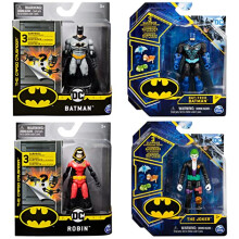BATMAN 4-Inch Action Figures with 3 Mystery Accessories (Styles Vary)