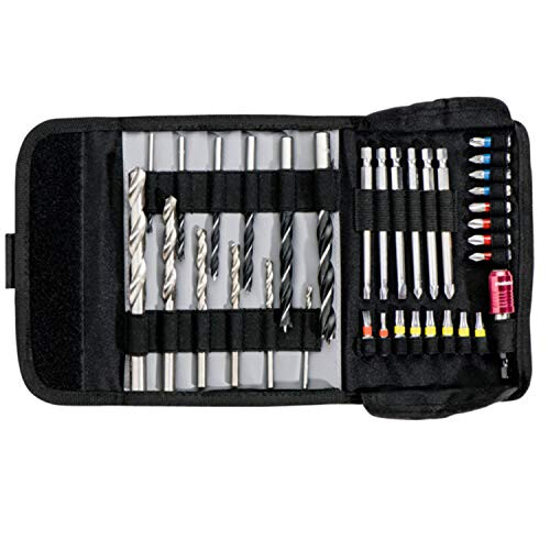 Metabo Drill Roll-Up Pouch Set of (35 + Free Storage 16 L25, 6 X S2 L89 Mm And 1x Magnetic Bit Holder – 626725000