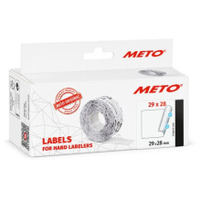 Price Gun Labels (2928 mm, Two-line, 3,500 Labels, White, Multifunctional Permanent and deep-Freeze, for METO, Contact, Sato, Avery, Tovel, Samark