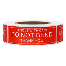 1x3 Inch Handle with Care Do Not Bend Thank You Stickers Shipping Address Warning Labels Total 500 Per Roll