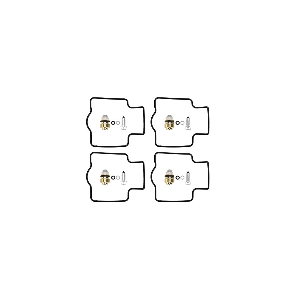Carburetor Repair Kit Replacement,4Sets Motorcycle Kits Replacement For Zx7 Zx7r Zx9r Zx900 Zx750 Zx1000 Zzr600 Carburetor Rebuild Kit 9330193705378