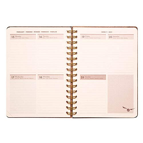 - Harry Potter A5 Academic Diary 2020 - 2021 Week To View - 12 Months 2