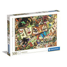 35125 Coleccion de Mariposas 500pcs Collection Butterfly Collector 500 Pieces, Made in Italy, Jigsaw Puzzle for Adults, Multicolor, Medium