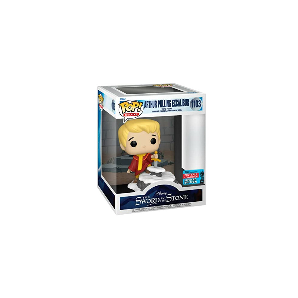 Funko Pop Disney The Sword In The Stone 1103 Arthur Pulling Excalibur "2021 Fall Convention"