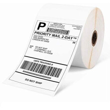 4x6 Thermal Label Printer Label Thermal Direct Shipping Label Package Labels(Pack of 500 4x6 Per Roll Labels)