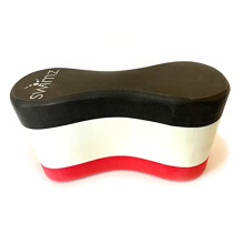 Senior Club Pull Buoy - Black/Red/White