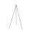 Display Easel Ultra Lightweight, Black Folding Metal, Height: 150 cm 1