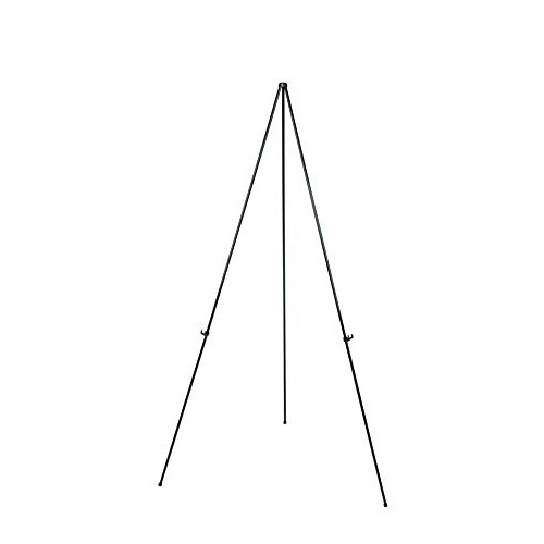 Display Easel Ultra Lightweight, Black Folding Metal, Height: 150 cm