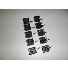 10 x Square Metal Cage Feeders with swivel - 10 grams. Carp/Coarse fishing