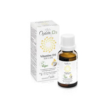 Plant-Based Vitamin D Supplement | Vegan Vitamin D3 500 IU per Drop in Coconut Oil | Children, Adults | Optim D3