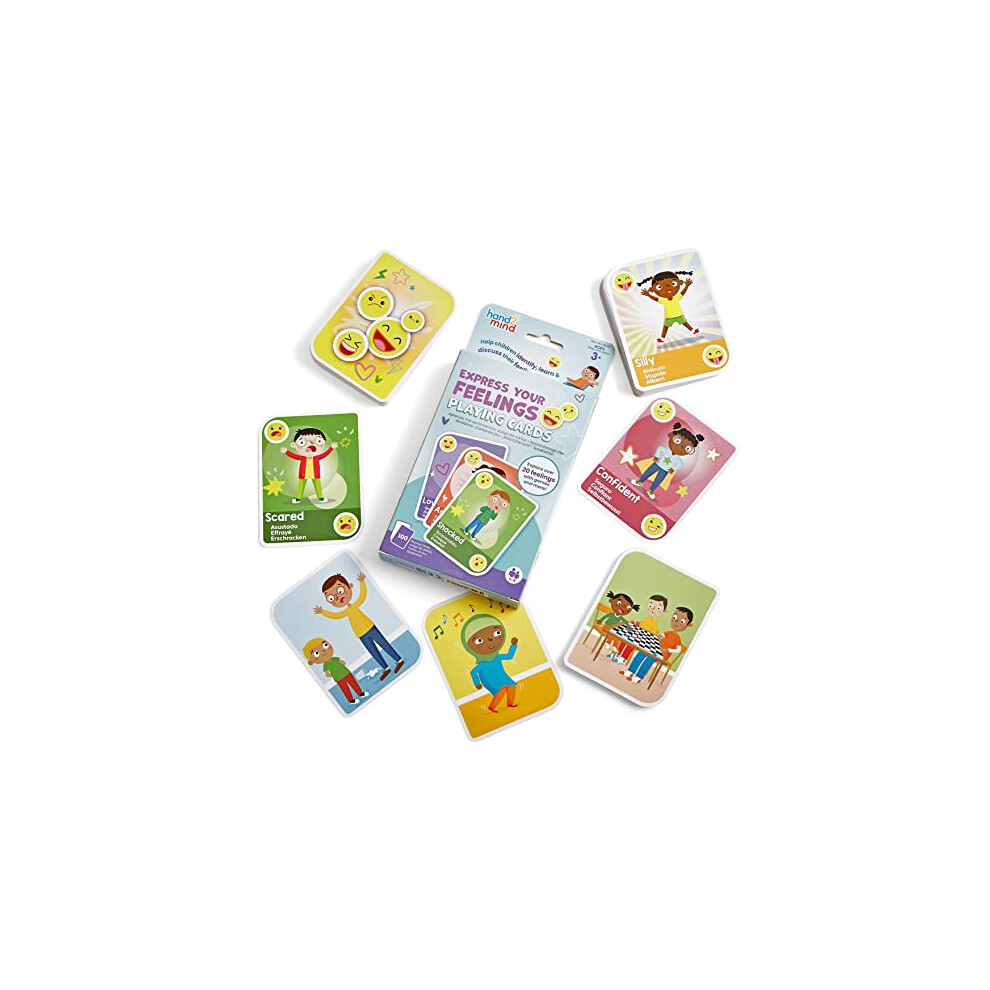 Express Your Feelings Playing Cards, Social Emotional Learning Activities, Calm Down Corner, Play Therapy Toys for Counsellors, Feelings Flash Cards