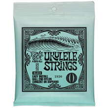 Nylonowe struny do ukulele Ernie Ball z końcówką kulkową czarne (P02326)