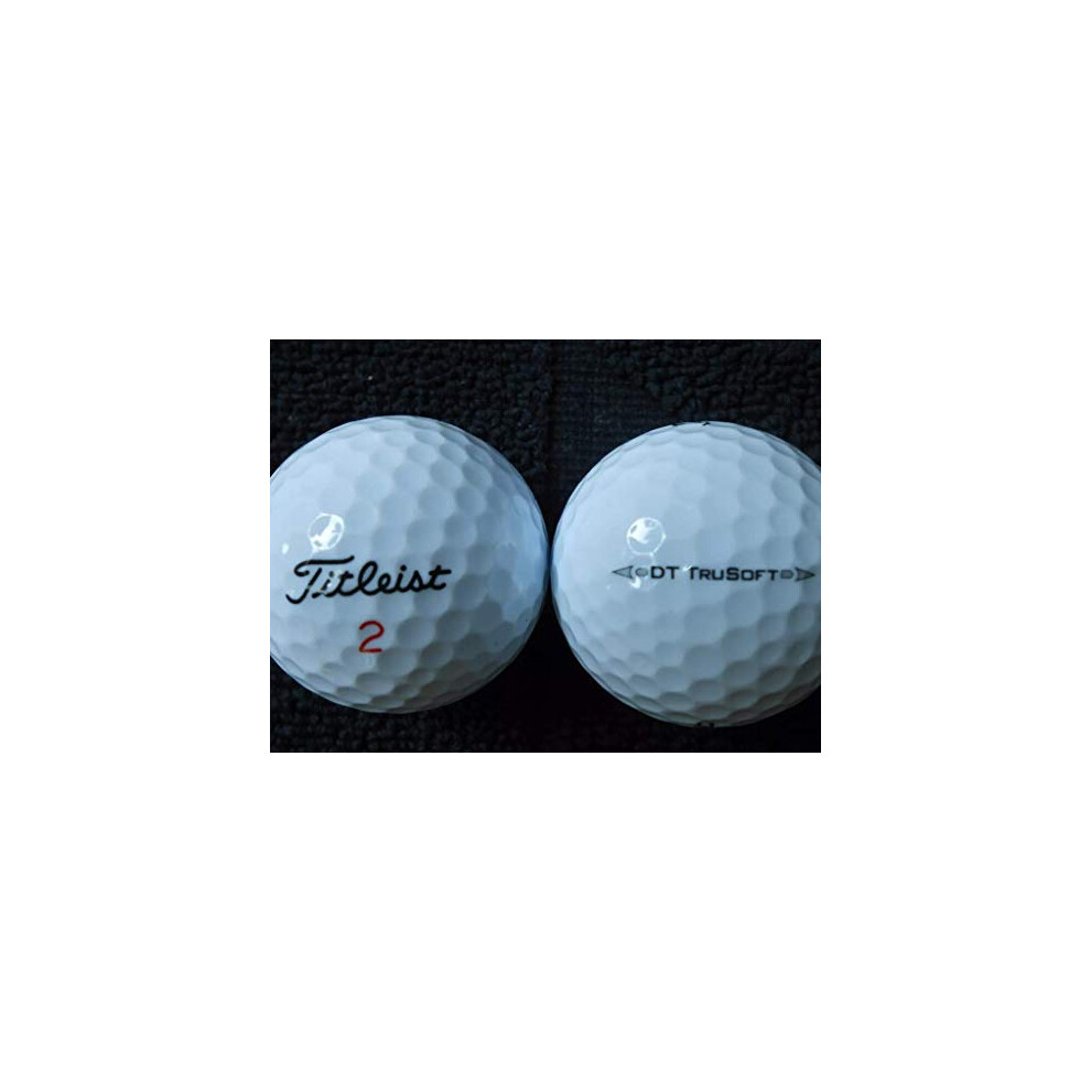 50 DT TruSoft Golf Lake Balls. Pearl/Grade A quality (used)